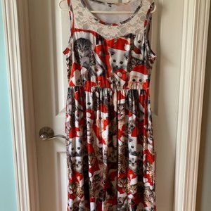 Fun Christmas cats dress